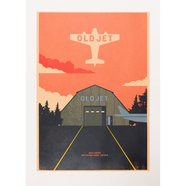 Old Jet A2 Print Poster