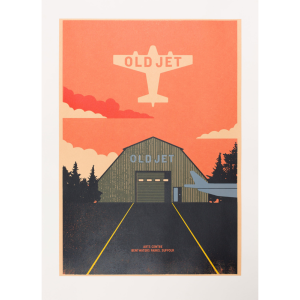 Old Jet Print Poster